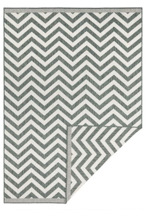 Bougari - Hanse Home koberce Kusový koberec Twin Supreme 103436 Green creme - 80x250 cm Zelená