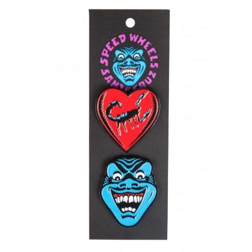 odznak SANTA CRUZ - Speed Wheels Pin Set (2 Pack) Assorted (ASSORTED) velikost: OS