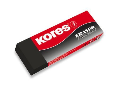 Pryž Kores Eraser Black 20 na tužku