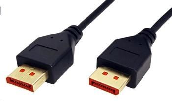 Roline DisplayPort kabel v.1.4 (HBR3), DP(M) - DP(M), tenký, 1m