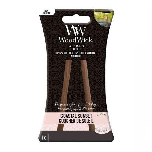 WoodWick Náhradní vonné tyčinky do auta Coastal Sunset (Auto Reeds Refill)