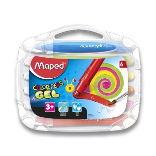 Gelové pastely Maped Color’Peps Gel 6 barev