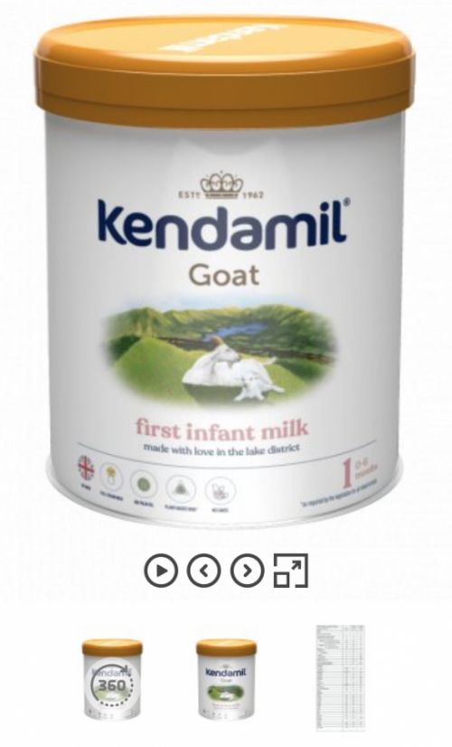 Kendamil Kozí kojenecké mléko 1 (800 g) DHA+