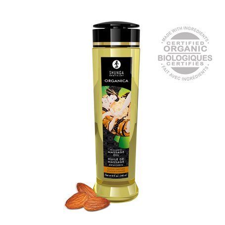 Masážní olej SHUNGA Kissable Massage Oil ALMOND SWEETNESS 240 ml Shunga