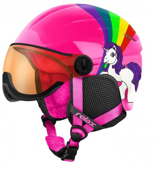 Dětská - Junior Lyžařská helma RELAX  RH27K Twister Visor Velikost: XS