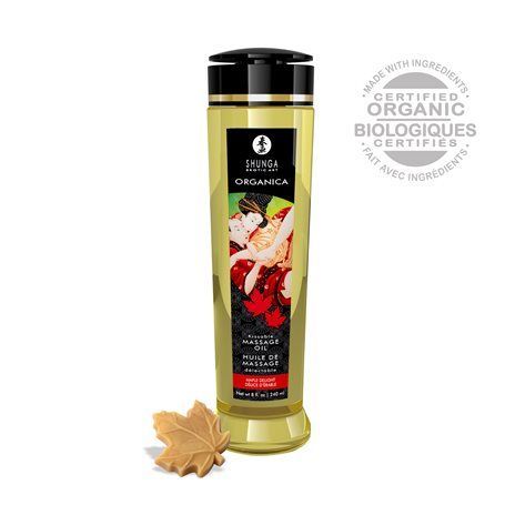 Masážní olej SHUNGA Kissable Massage Oil MAPLE DELIGHT 240 ml Shunga