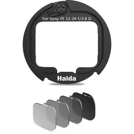 Haida sada zadních ND filtrů (ND0.9+1.2+1.8+3.0) pro Sony FE 12-24mm f/2,8 GM + adaptér