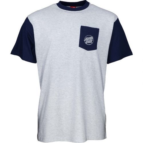 triko SANTA CRUZ - Outline Hand T-Shirt Dark Navy/Athletic Heather (DARK NAVY-ATHLETIC H) velikost: