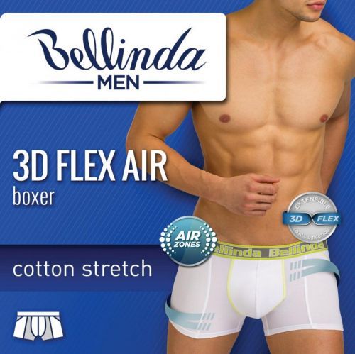 Pánské boxerky 3D FLEX AIR BOXER - Pánské boxerky s 3D flex bavlnou vhodné pro sport - černá