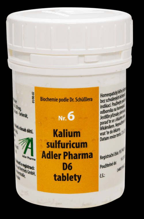 Adler Pharma Nr. 6 Kalium sulfuricum Adler Pharma D6 2000 tablet