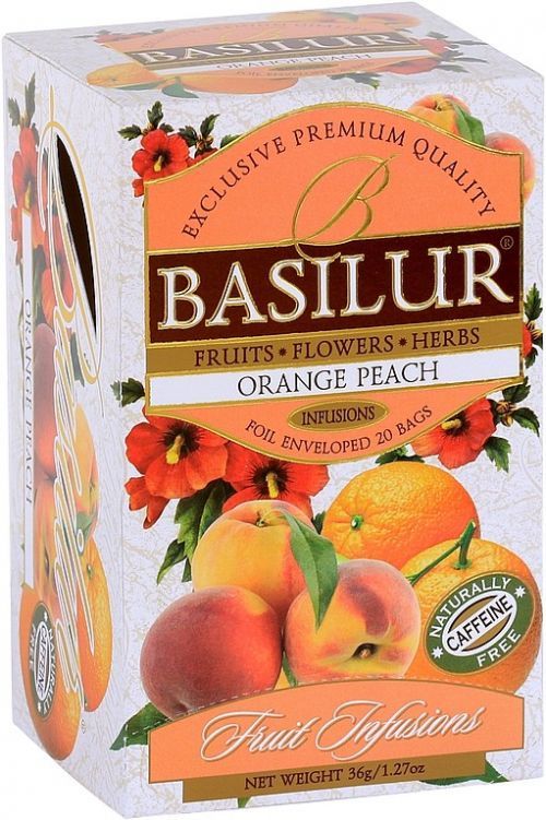 BASILUR Fruit Orange Peach 20x1,8g