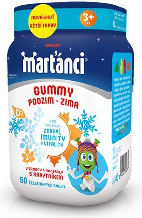Walmark Marťánci Gummy PODZIM-ZIMA 50 tablet