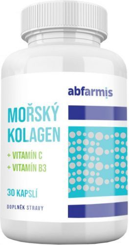 Abfarmis Mořský kolagen + vit.C + vit B3 30 kapslí