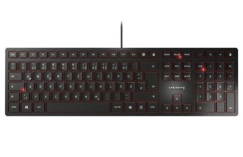 CHERRY klávesnice KC 6000 Slim EU layout černá, JK-1600EU-2