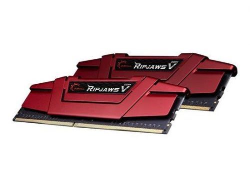 G.Skill DDR4 32GB (2x16GB) RipjawsV DIMM 3600MHz CL19 červená, F4-3600C19D-32GVRB