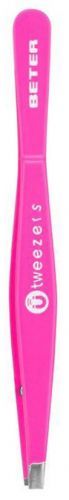 Beter Ü Tweezers Magnetická pinzeta s rovnou špičkou, růžová