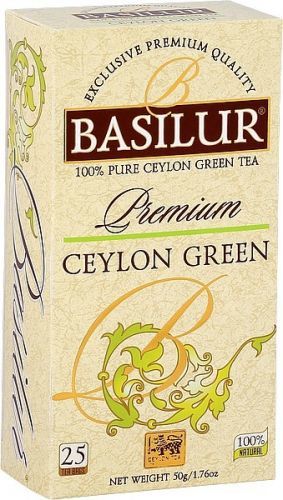 BASILUR Premium Ceylon Green nepřebal 25x2g