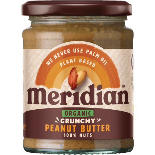 Meridian Organic Arašídové máslo křupavé 280g
