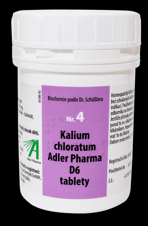 Adler Pharma Nr. 4 Kalium chloratum Adler Pharma D6 2000 tablet