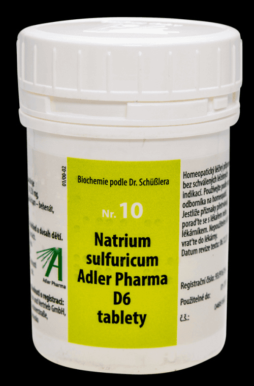 Adler Pharma Nr. 10 Natrium sulfuricum Adler Pharma D6 2000 tablet