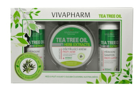 Vivaco  VivaPharm Dárková kazeta kosmetiky s Tea Tree Oil 3ks