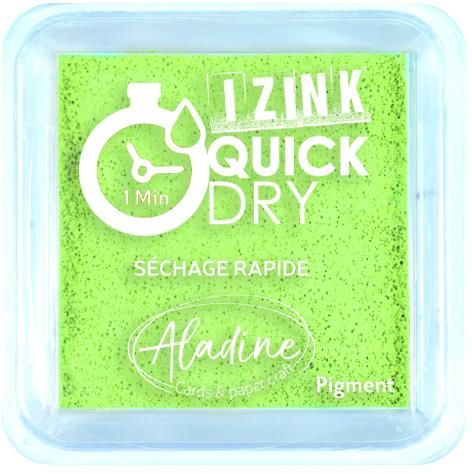 Izink Quick Dry razítkovací polštářek rychleschnoucí / světle zelený