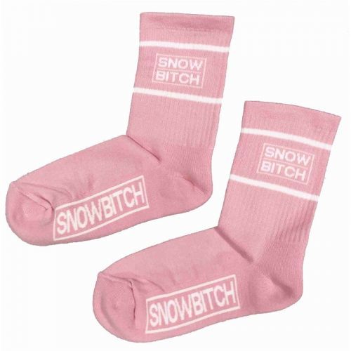 ponožky SNOWBITCH - Snowbitch Socks Crew Pink (PINK)