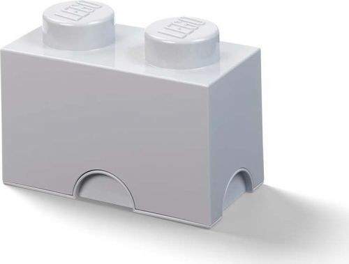 Dětský šedý úložný box LEGO® Rectangle