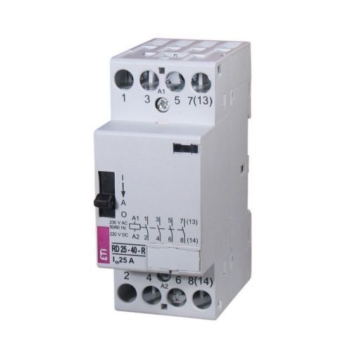 Instalační stykač ETI R 25-31-R-230V AC 25A 3NO+1NC