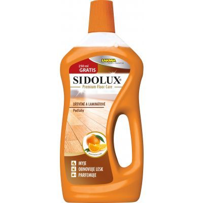 Sidolux Premium Floor Care pomerančový olej čistič podlah dřevěné a laminátové, 1 l