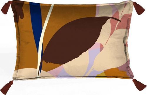 Sametový polštář Velvet Atelier Borlas, 50 x 35 cm