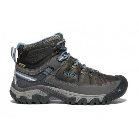 Keen Targhee III Mid WP W magnet/atlantic blue dámské nepromokavé kožené trekové boty 39 a 1/2 EUR