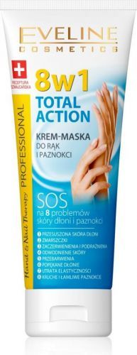 Eveline Cosmetics Hand and Nail Therapy Krém-maska ​​na ruce a nehty 75 ml