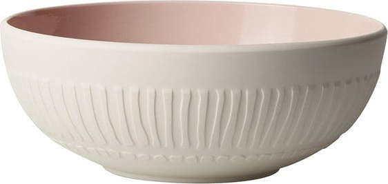 Bílo-růžová porcelánová miska Villeroy & Boch Blossom, 850 ml