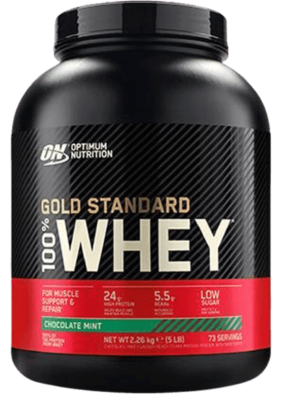 Optimum Nutrition 100% Whey Gold Standard čokoláda máta 2270g