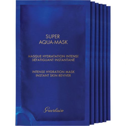 GUERLAIN Super Aqua Intense Hydration Mask hydratační plátýnková maska 6 ks