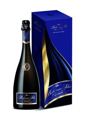 Bohemia Prestige Brut 0,75l  + GB