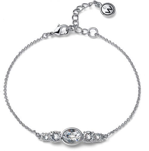 Oliver Weber Třpytivý náramek s krystaly Swarovski Company 32281R