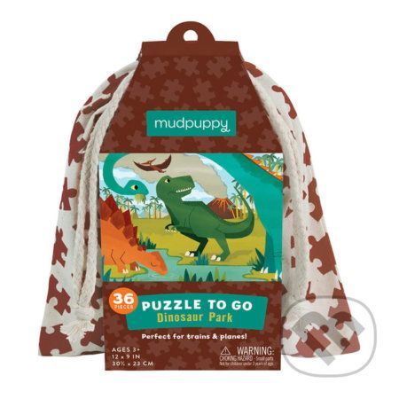 Puzzle Dinosaury 36ks vo vaku - Mudpuppy