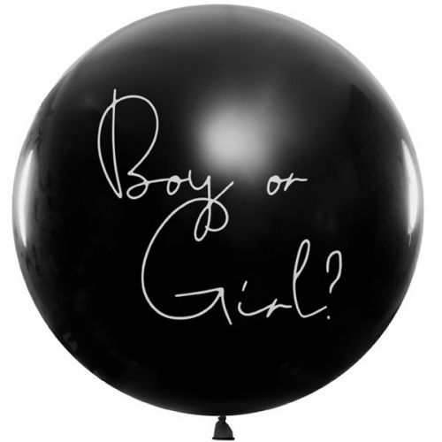 Balon jumbo Boy or Girl? klučičí 1 m