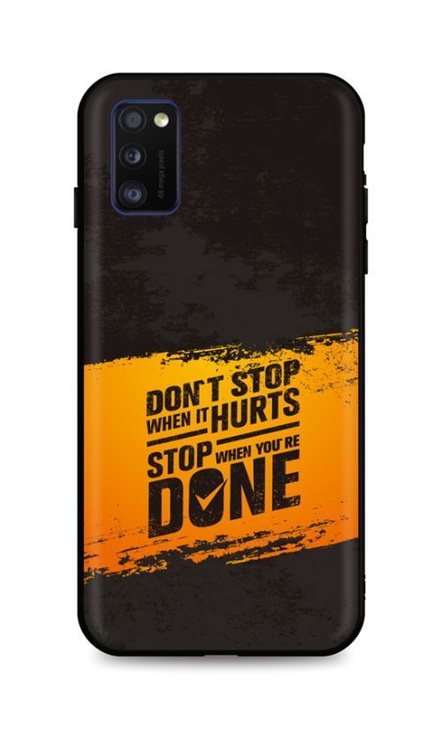 Kryt TopQ Samsung A41 silikon Don't Stop 54198