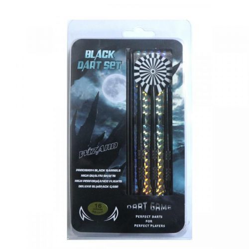 Šipky MASTER Wizard Black Brass 3ks - softip 16g