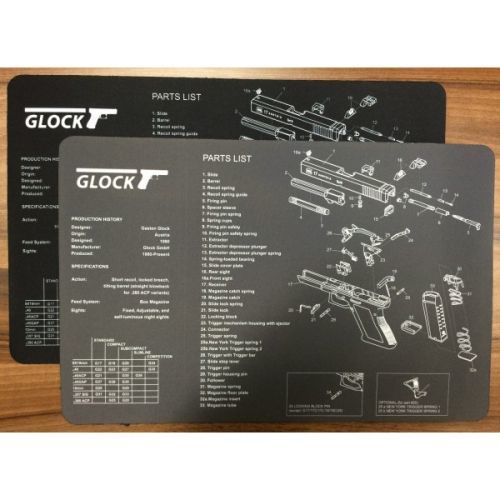 Servisní podložka pro čistění zbraní GLOCK - šedá