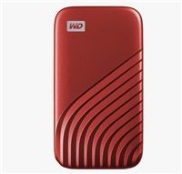 SanDisk WD My Passport SSD externí 2TB , USB-C 3.2 ,1050/1000MB/s R/W PC & Mac ,Red, WDBAGF0020BRD-WESN
