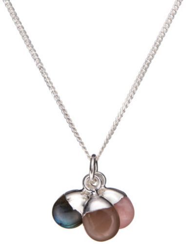 Decadorn Stříbrný náhrdelník s polodrahokamy - nové začátky, dobrodružství a naděje (řetízek, přívěsek)