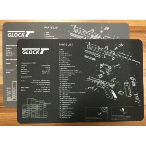 Servisní podložka pro čistění zbraní GLOCK - černá