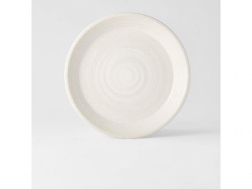 MIJ Mělký talíř s vysokým okrajem Recycled White Sand 27,5 cm