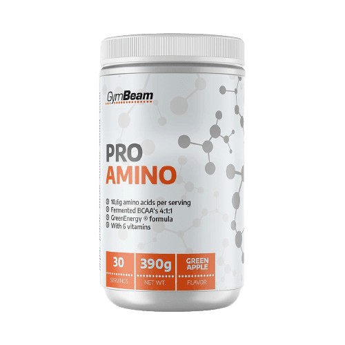 GymBeam ProAmino stim-free zelené jablko 390g