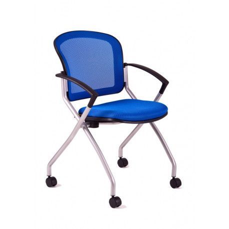 Office Pro Jednací židle s kolečky METIS Čalounění OFFICE PRO  DK 10 černá