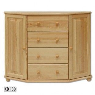 Drewmax Komoda KD130 masiv borovice